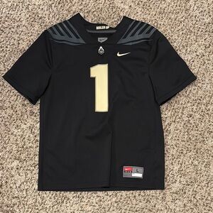 Nike YOUTH Black and Gold Jersey
